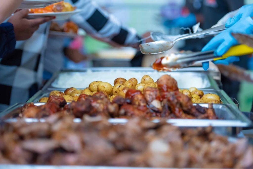 Spitbraai catering at corporate function