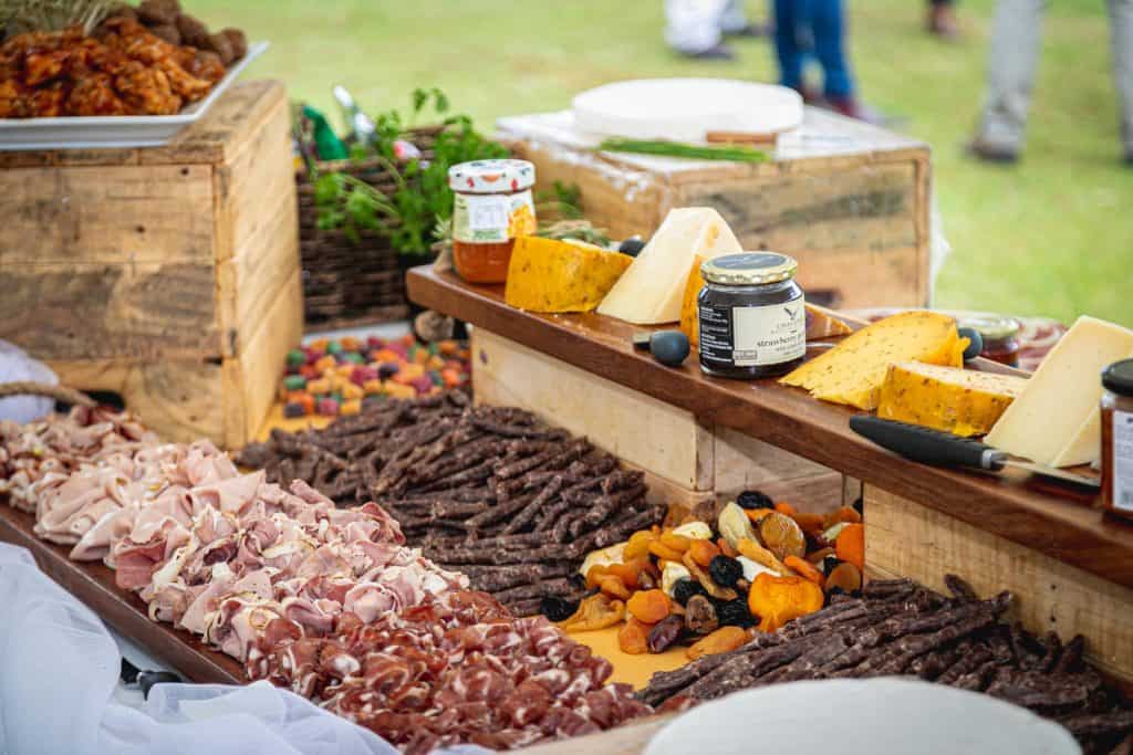 Spitbraai food prepared for Pilot Crushtec event