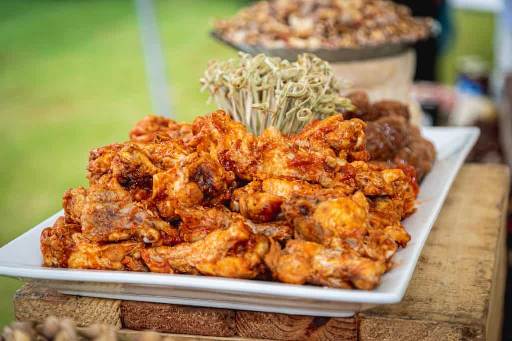 Spitbraai food prepared for Pilot Crushtec event