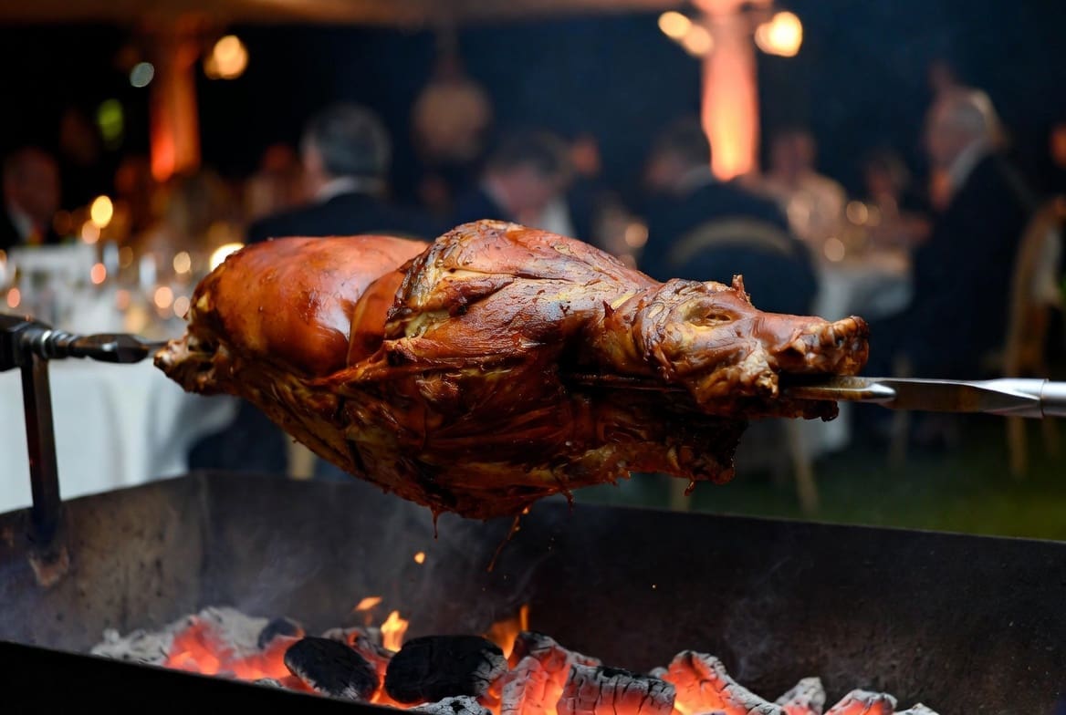 Professional Pork Spit Braai at Corporate Event